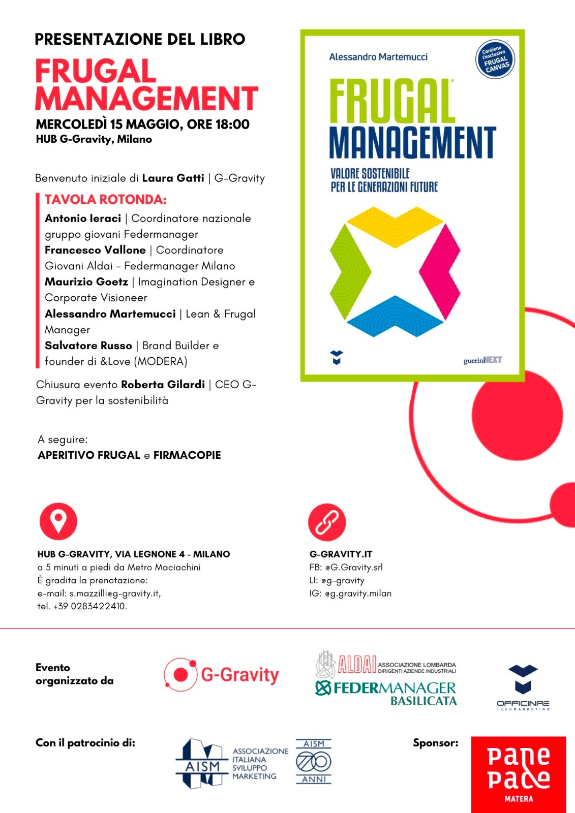 Presentazione del libro Fruga Management a Milano